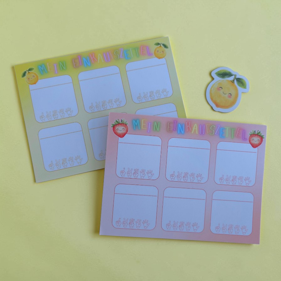 Kinder-Einkaufszettel