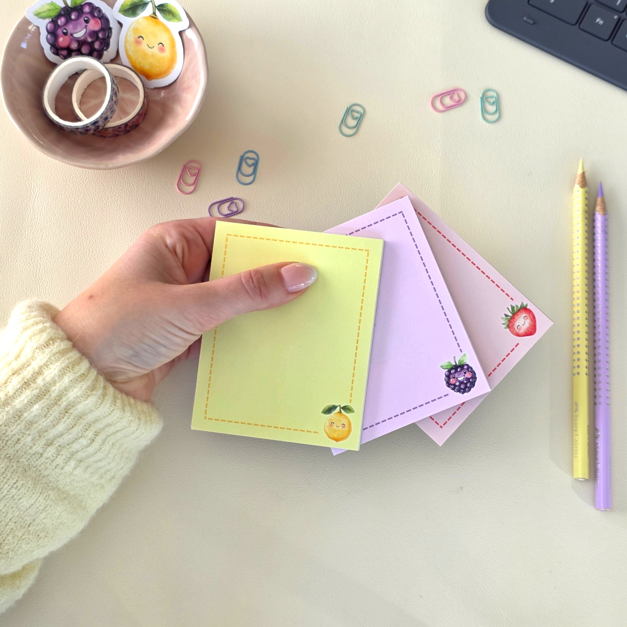 Mini Obstblöcke im fruchtigem Trio